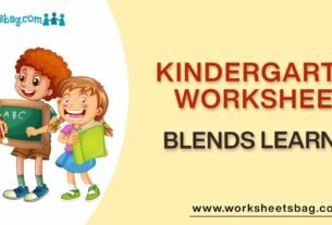 Blends Learning Worksheets Download PDF