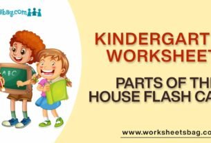 Parts Of The House Flash Cards Worksheets Download PDF
