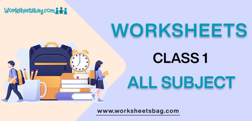 Worksheets for Class 1 | CBSE Class 1 Worksheets latest Session in PDF