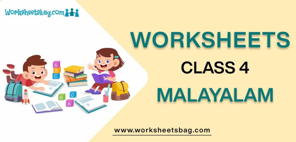 Worksheet For Class 4 Malayalam