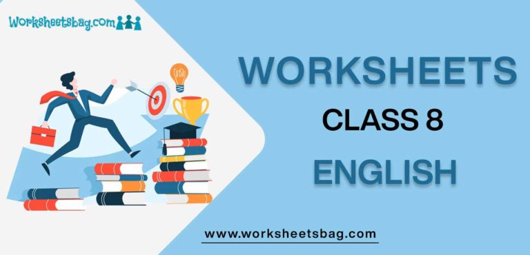 Worksheets For Class 8 English Free Pdf Download