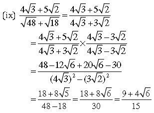 Worksheets For Class 9 Mathematics Number System