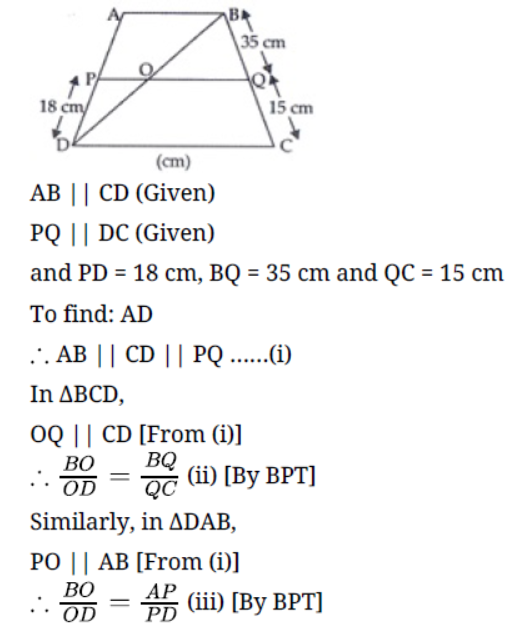 Worksheets For Class 10 Mathematics Triangles