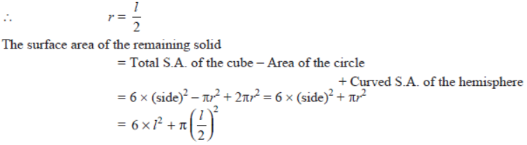 Worksheets For Class 10 Mathematics Surface Area and Volume