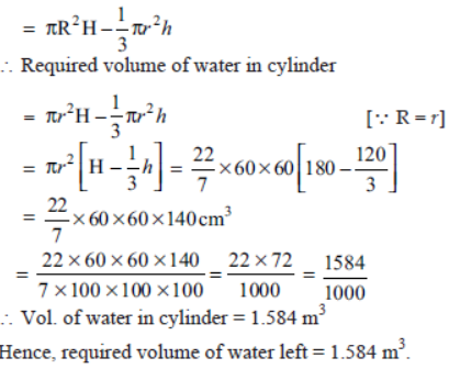 Worksheets For Class 10 Mathematics Surface Area and Volume