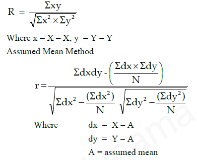 Notes Correlation Class 11 Economics