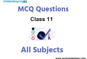 MCQ Questions For Class 11