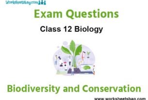 Biodiversity and Conservation Exam Questions Class 12 Biology