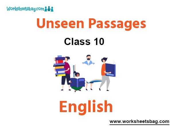Unseen Passage for Class 10 English