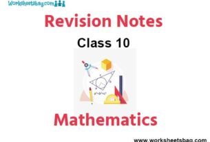 Class 10 Mathematics Notes