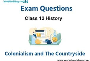 Colonialism and The Countryside Exam Questions Class 12 History