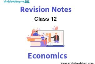 Class 12 Economics Notes
