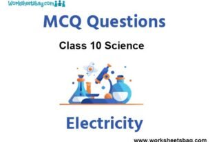 Electricity MCQ Questions Class 10 Science