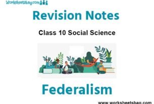 Federalism Notes Class 10 Social Science