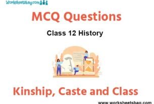 Kinship Caste and Class MCQ Questions Class 12 History