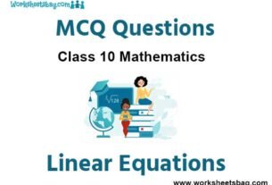 Linear Equations MCQ Questions Class 10 Mathematics