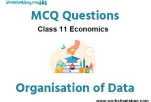 MCQ Questions Chapter 3 Organisation of Data Class 11 Economics