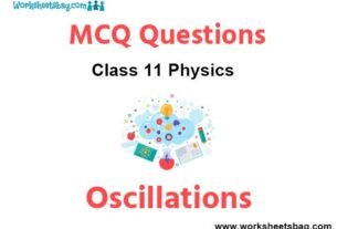Oscillations MCQ Questions Class 11 Physics