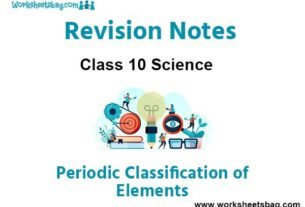 Periodic Classification of Elements Revision Notes