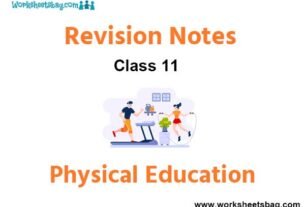 Class 11 Physical Education Notes