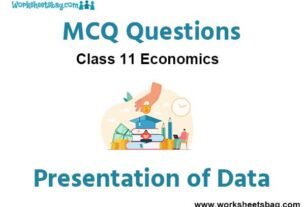 MCQ Questions Chapter 4 Presentation of Data Class 11 Economics