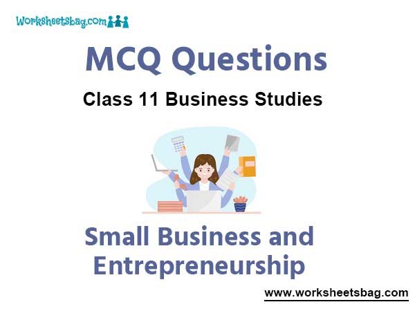 Small Business and Entrepreneurship MCQ Questions Class 11 Business Studies