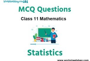 Statistics MCQ Questions Class 11 Mathematics