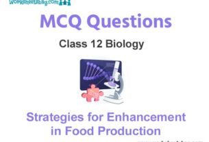 Strategies for Enhancement in Food Production MCQ Questions Class 12 Biology