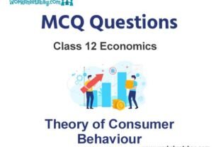 Theory of Consumer Behaviour MCQ Questions Class 12 Economics