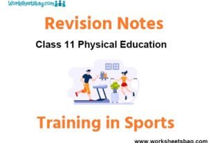 Training in Sports Revision Notes