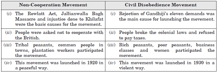 Nationalism in India Exam Questions Class 10 Social Science