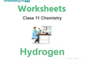 Worksheets Class 11 Chemistry Hydrogen