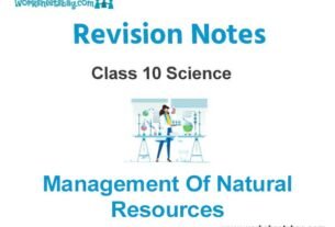 Management of Natural Resources Revision Notes
