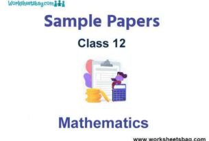Class 12 Mathematics Sample Paper