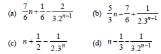 VBQs Sequences and Series Class 11 Mathematics