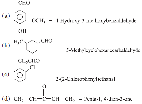 Aldehydes, Ketones and Carboxylic Acids Worksheet Class 12 Chemistry