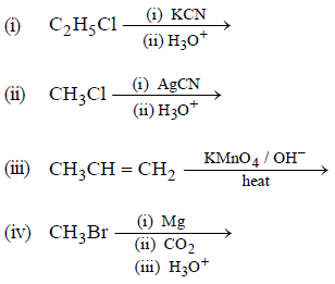 VBQs Aldehydes Ketones and Carboxylic Acids Class 12 Chemistry