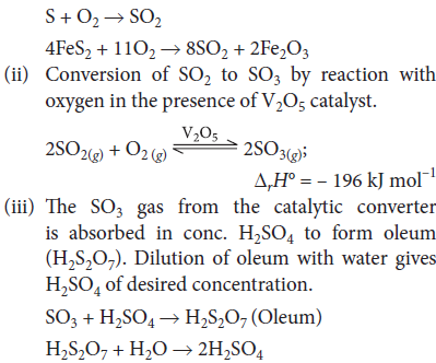 The p – Block Elements Exam Questions Class 12 Chemistry