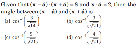 Worksheets Class 12 Mathematics Vector Algebra